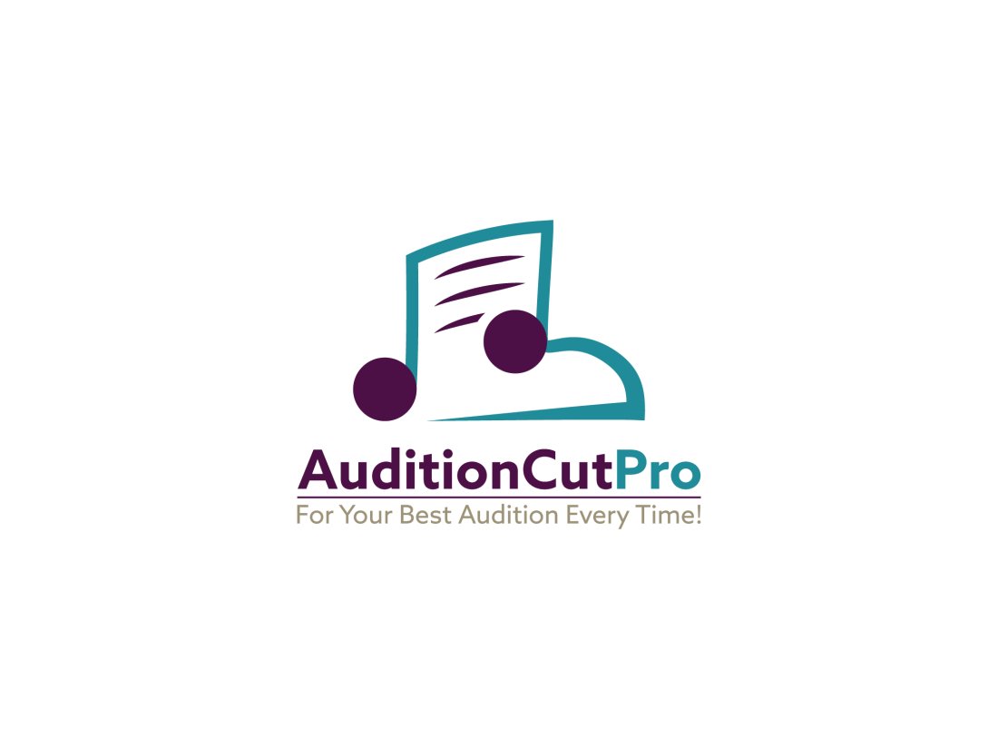 Audition Cut Pro logo concepts