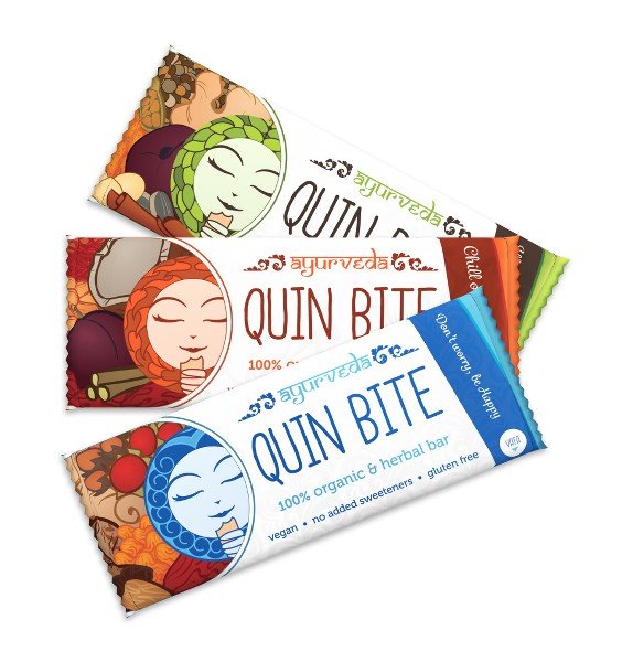 Graphic design for Ayurveda Quin Bite