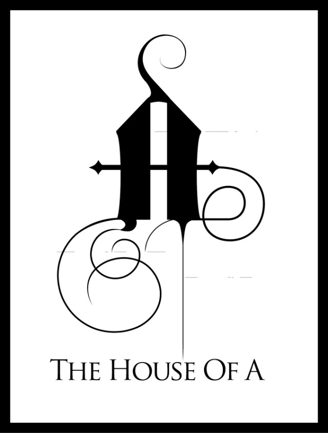 The House of A - Logo Design Black & White