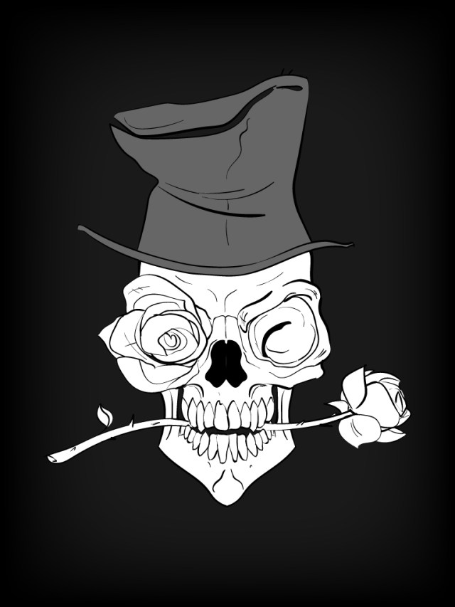 T-shirt Skull Illustration
