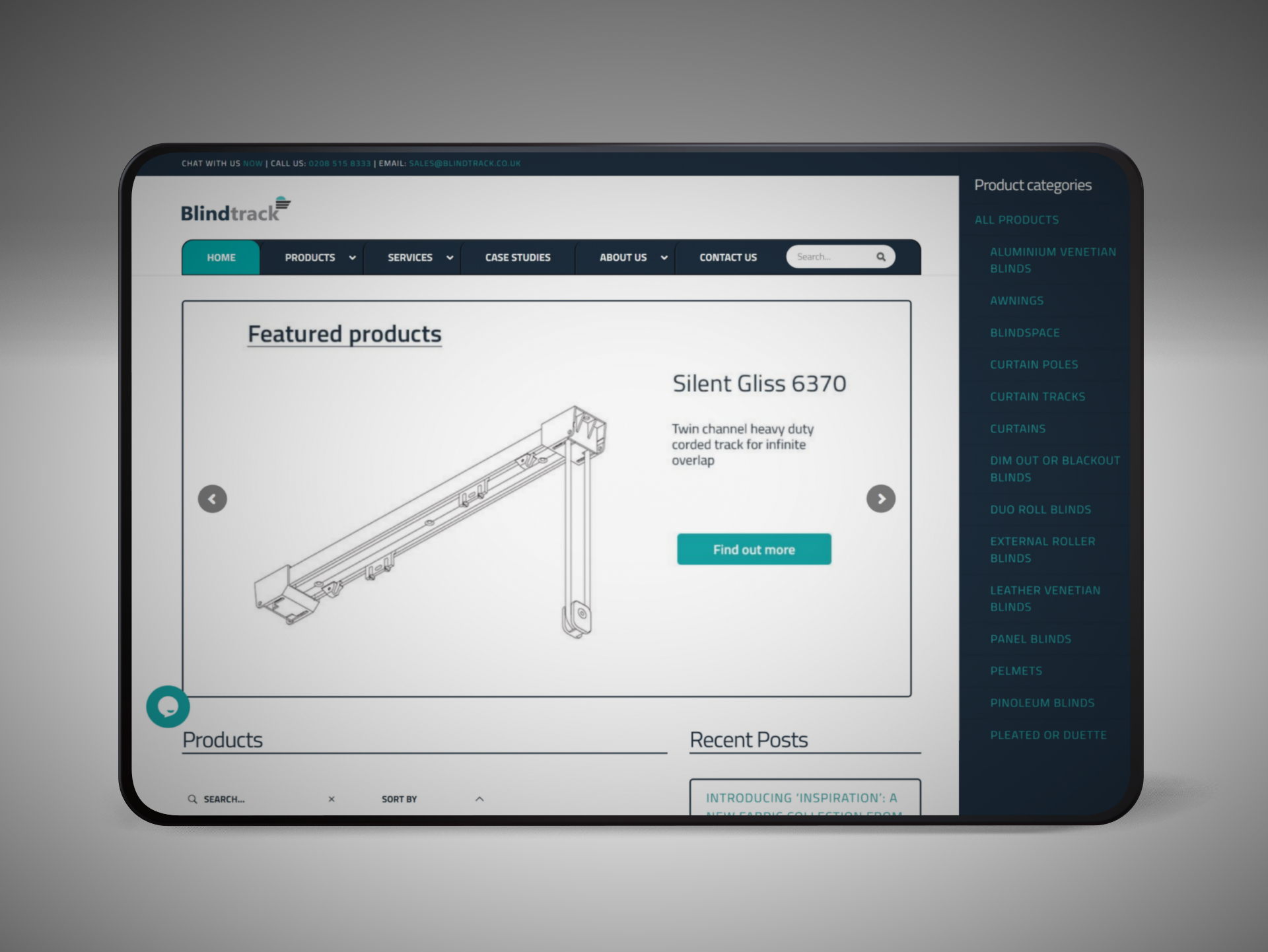 Web Design & Development for Blindtrack