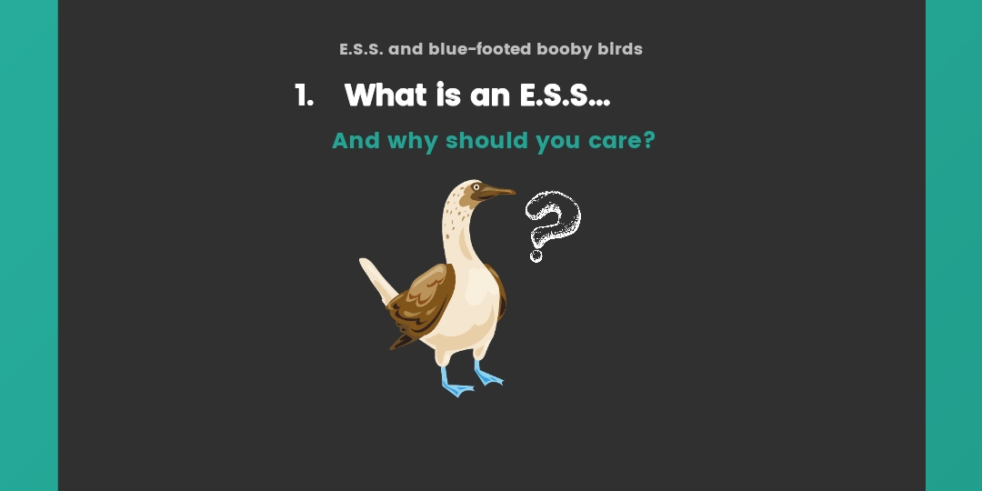 Evolutionarily Stable Strategies – a visual guide