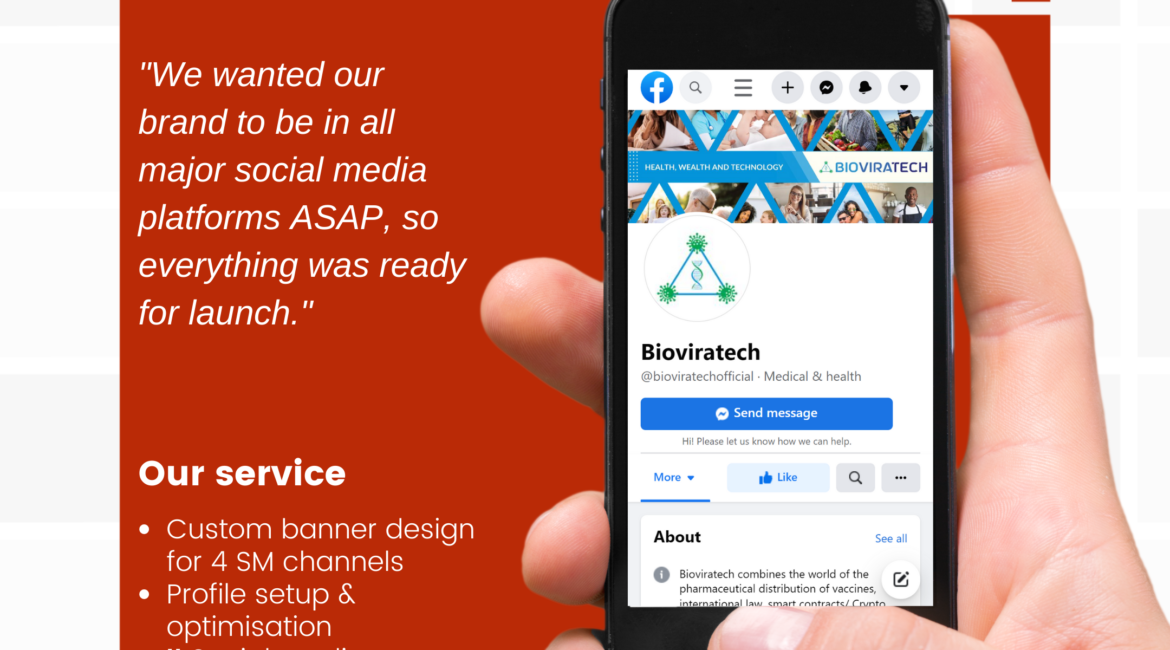 Foliosofy Social Media Marketing Services for Bioviratech