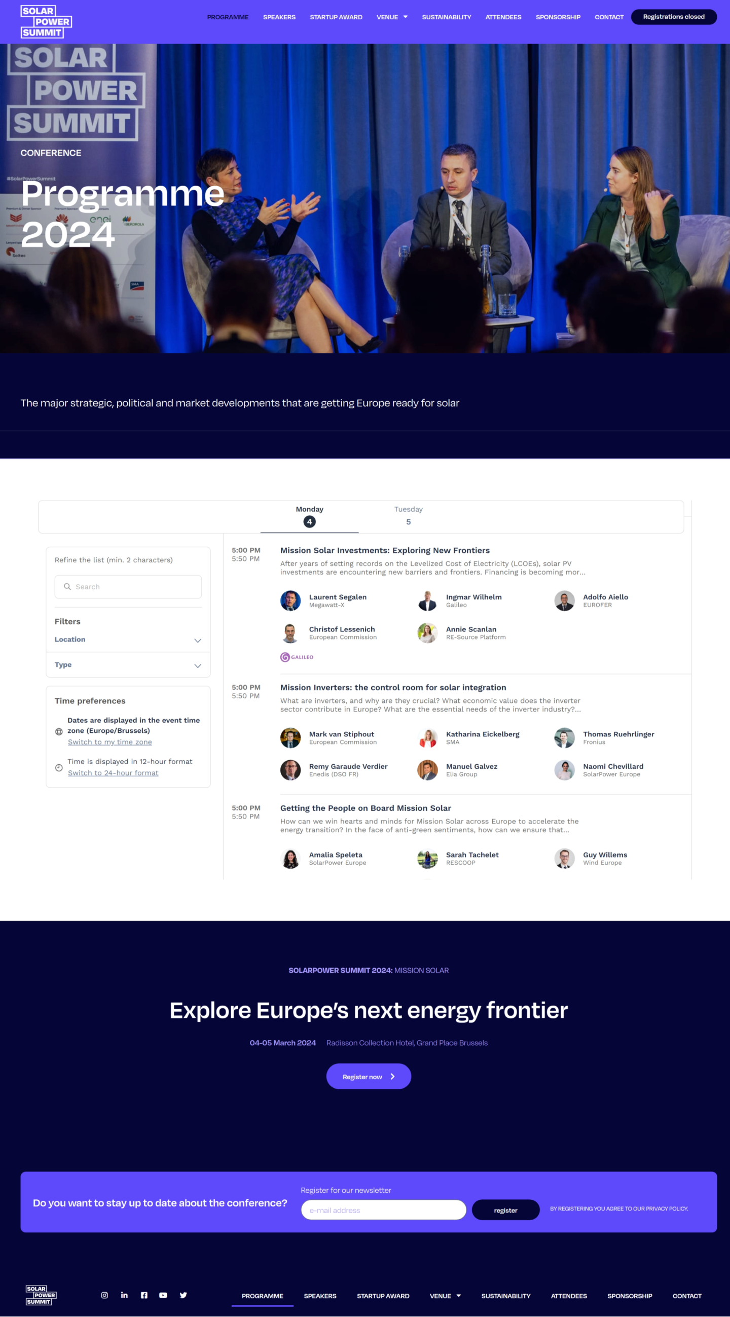 SolarPower Summit - Home page