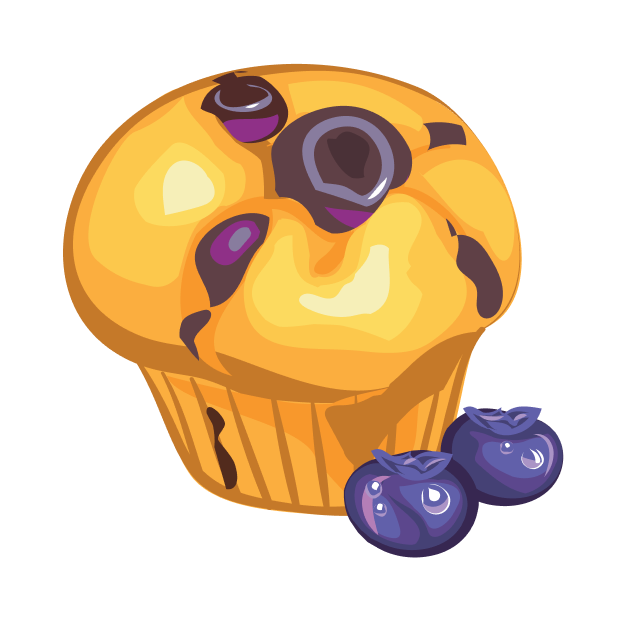 Flavour Illustration Blueberry