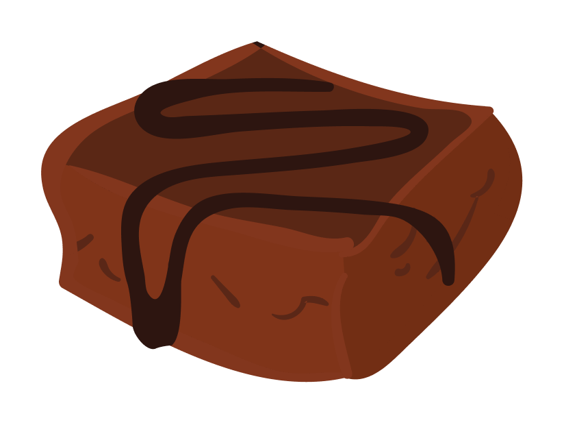 Flavour Illustration Brownie