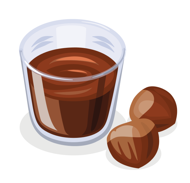 Flavour Illustration Hazelnut