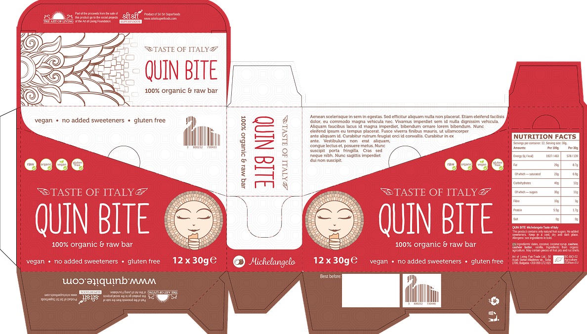 Quin Bite TasteOf Packaging Italy