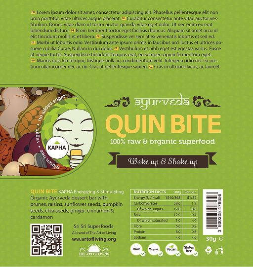 Quin Bite First Round Contest Labels