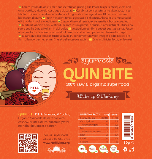 Quin Bite First Round Contest Labels