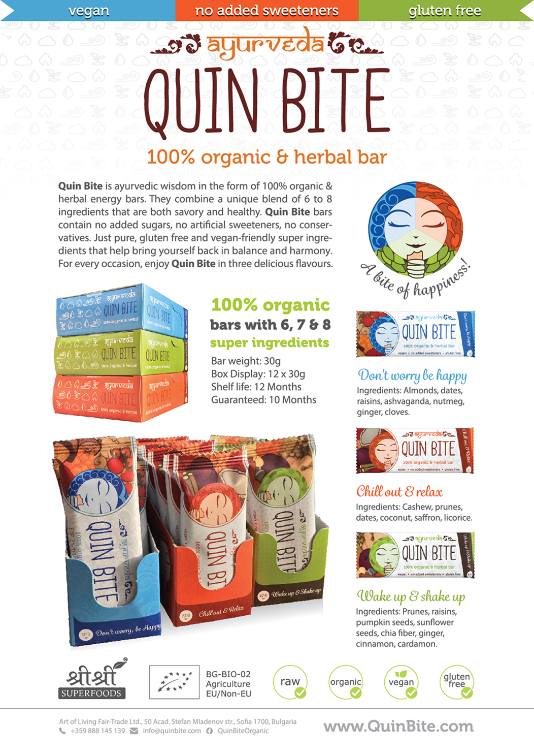 Quin Bite A4 Brochure