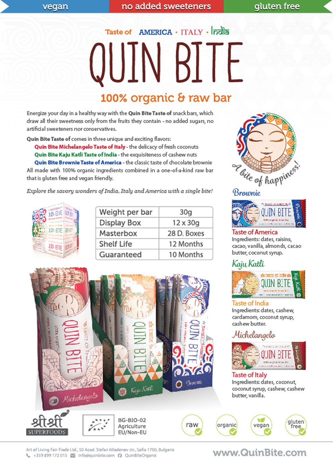 Quin Bite TasteOf A4 Brochure B A4